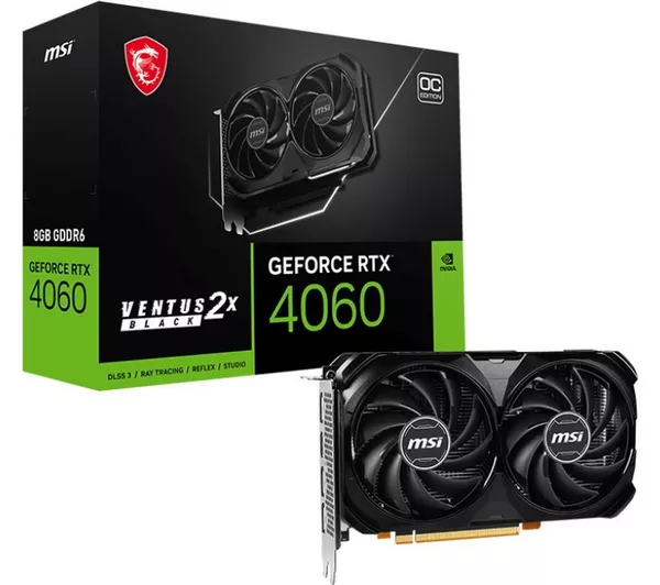 MSI GeForce RTX 4060 8 GB VENTUS 2X OC Graphics Card - Image 2